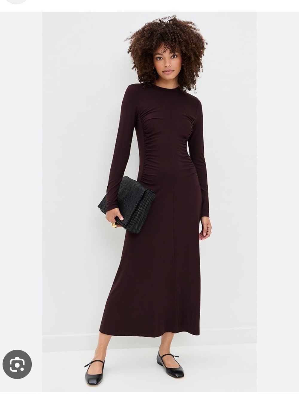 Sablyn Long-Sleeve Black Maxi Dress
